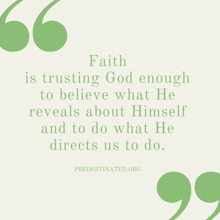 Faith is defined